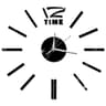 2D Frameless DIY Mirror Wall Clock  Modern Quartz Wall Sticker Decor For Living Room  Office 18