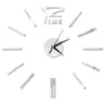 2D Frameless DIY Mirror Wall Clock  Modern Quartz Wall Sticker Decor For Living Room  Office 19