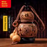 Natural Dried Wine Gourd  Outdoor Portable Vessel  Handcrafted Creative Gift For Whiskey And Tradit 7