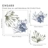 Underwater World Watercolor Wall Decals  Waterproof Coral  Tropical Fish Stickers For Bathroom Nurs 15