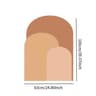 Geometric Arch Wall Decal  Modern Boho PVC Headboard  Minimalist Interior Mural 12