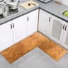 Modern Wood Grain Printed NonSlip Floor Mat 15