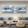 Chinese Style Golden Leaves  Sacred Deer Canvas Art 11