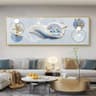 Chinese Style Golden Leaves  Sacred Deer Canvas Art 13