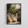 Mediterranean Minimalist Olive Tree  Pottery Canvas Art 19
