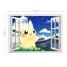 Cartoon Pikachu Wall Decal  HighDefinition Joyful Mural For Kids Room Sanctuaries 17