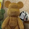 Crystalline Narrative Sculpture  HighDefinition Rhinestone Bear Architectural Ornament 16