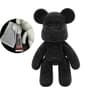 Crystalline Narrative Sculpture  HighDefinition Rhinestone Bear Architectural Ornament 8