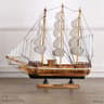 Vintage Wooden Sailboat Model  Mediterranean Style Nautical Home Decor And Creative Room Ornament 18