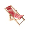 Artisanal Wooden Beach Chair Model Miniature Furniture For Dollhouse And Scene Decor 9