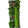 Artificial Meadow Flower Wall  16x47 In Lush Green Grass Panel  Floral Backdrop For Wedding Window  23
