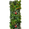 Artificial Meadow Flower Wall  16x47 In Lush Green Grass Panel  Floral Backdrop For Wedding Window  24