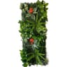 Artificial Meadow Flower Wall  16x47 In Lush Green Grass Panel  Floral Backdrop For Wedding Window  25
