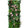 Artificial Greenery Hedge Grid 16x47 In  Simulated Milan Eucalyptus Wall  Wedding Backdrop  Garden  12
