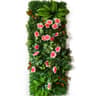 Artificial Greenery Hedge Grid 16x47 In  Simulated Milan Eucalyptus Wall  Wedding Backdrop  Garden  14