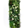 Artificial Greenery Hedge Grid 16x47 In  Simulated Milan Eucalyptus Wall  Wedding Backdrop  Garden  16