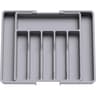 Expandable Silverware Utensil Tray  Adjustable Kitchen Drawer Organizer  Retractable Flatware  Cutl 9