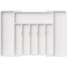 Expandable Silverware Utensil Tray  Adjustable Kitchen Drawer Organizer  Retractable Flatware  Cutl 8
