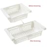 UnderShelf Refrigerator Drawer  PullOut Fridge Storage Organizer  Universal ClipOn Bin For Eggs Fru 6