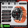 17inch AMOLED Smart Watch  1000mAh Battery  GPS  Pro Bluetooth Call  NFC Mens Fitness Tracker 9