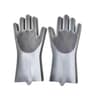 Magic Silicone Pet Bathing  Massage Gloves Pair 6