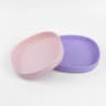 2Pack WhiskerFriendly Silicone Cat Plates Wide Shallow NonSpill Feeding Dish 12