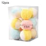 Interactive Soft PomPom Cat Toy Balls  12Piece MultiColor Play Set 7