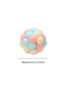 Colorful Handmade Elastic Bell Ball Cat Toy 12