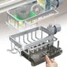Adjustable OverFaucet Kitchen Sink Organizer Caddy 7
