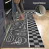 Premium Crystal Velvet NonSlip Kitchen And Home Accent Rug 9