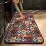 Premium Crystal Velvet NonSlip Kitchen And Home Accent Rug 17