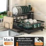 Adjustable Stainless Steel Dish Drying Rack And Kitchen Organizer 9