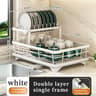 Adjustable Stainless Steel Dish Drying Rack And Kitchen Organizer 8
