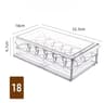 DrawerType Stackable Egg Box And FreshKeeping Fridge Organizer 7