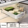 SlideOut Kitchen Cabinet Drawer Organizer And MultiPurpose PullOut Storage Tray 7