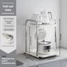 2Tier PullOut Microwave  Kitchen Appliance Storage Rack 5