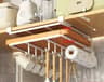 UnderShelf Cutting Board  Utility Mug Hanger Rack 8