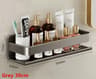 NoDrill WallMounted Organizer And Storage Rack For Bathroom And Kitchen 10