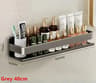 NoDrill WallMounted Organizer And Storage Rack For Bathroom And Kitchen 11