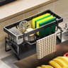 Kitchen Stainless Steel Faucet Drain Rack ClipOn Sponge Storage Holder And Soap Towel Shelf Organiz 3