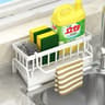 Kitchen Stainless Steel Faucet Drain Rack ClipOn Sponge Storage Holder And Soap Towel Shelf Organiz 6
