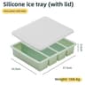 Silicone Freezer Tray With TightFitting Lid 6
