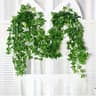 Artificial Green Ivy Leaf Hanging Garland 1String Pack 5