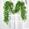 Artificial Green Ivy Leaf Hanging Garland 1String Pack 9