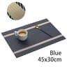 Striped Woven PVC Waterproof Placemat  Table Mat 10