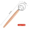13Inch Oak Handle Danish Dough Whisk  Mixing Rod 7