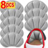 HighElastic AntiWear Cushion Heel Pads 8Piece Value Pack 2