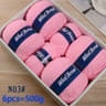 11 Lb Fine Sheep Wool HandKnitting Yarn Set 6 Pieces 7