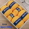 11 Lb Fine Sheep Wool HandKnitting Yarn Set 6 Pieces 8