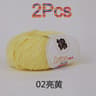 2Piece 100 Pure Cotton HandKnitting  Crochet Yarn Set 9
